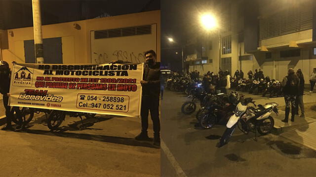 Motociclistas señalan que proyecto atenta contra el derecho de propiedad de los usuarios. Foto: Rodrigo Talavera/LR