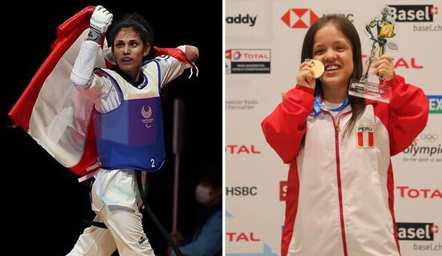 Angélica Espinoza y Giuliana Poveda cumplen con los méritos requeridos para recibir los Laureles Deportivos del Perú, según el IPD. Foto: composición Tokio 2020/Facebook