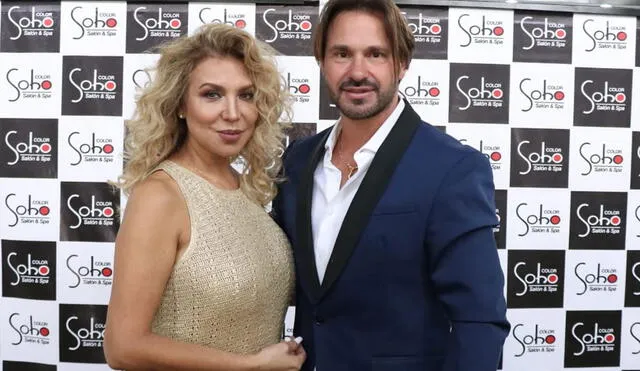 Christian Suárez y su esposa Adriana Amiel llevan tres años de casados. Foto: Christian Suárez/Instagram