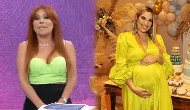 Magaly Medina afirmó que no aportó dinero para la realización del baby shower de Cassandra Sánchez. Foto: composición/captura ATV/Instagram