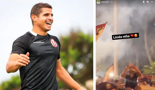 Aldo Corzo será titular con Universitario en su visita a Carlos Stein por la Liga 1 Betsson. Foto: Universitario/captura Instagram/composición