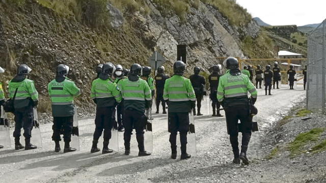 Medida. Protesta en el distrito de Challhuahuacho.