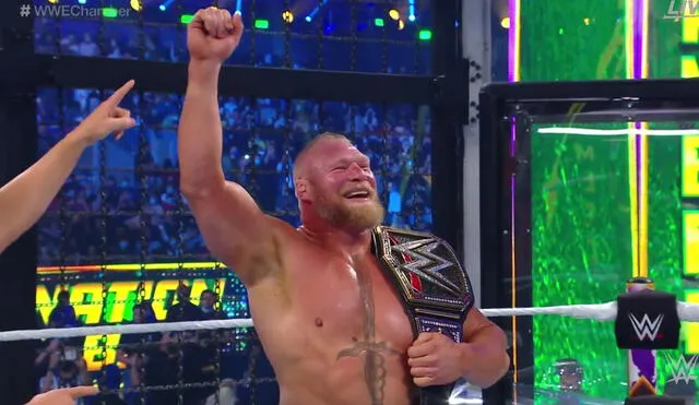 Brock Lesnar fue uno de los ganadores del WWE Elimination Chamber 2022. Foto: WWE
