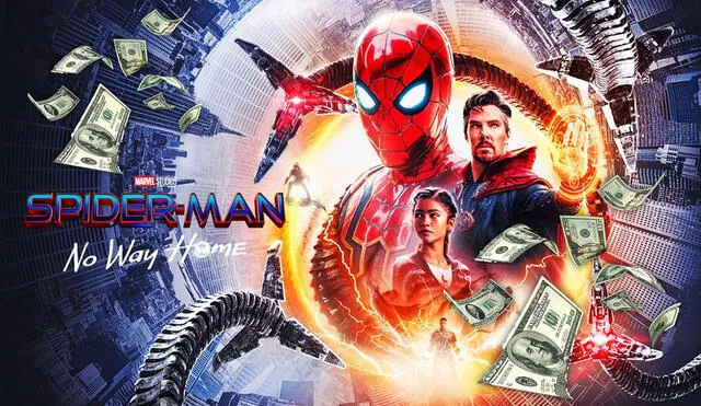 Spiderman: no way home ya se ha convertido en el sexto estreno más taquillero de todos los tiempos. Foto: composiciónLR/difusión