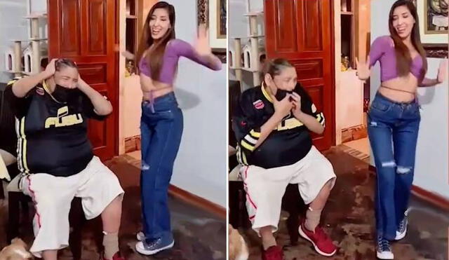 La hija de Tongo publicó la reacción de su padre en su cuenta de TikTok. Foto: composición/ TikTok