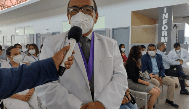 Jimy Agüero pidióa  EsSalud informe cuál es el avance del proyecto para el hospital de alta complejidad. Foto: Colegio Médico