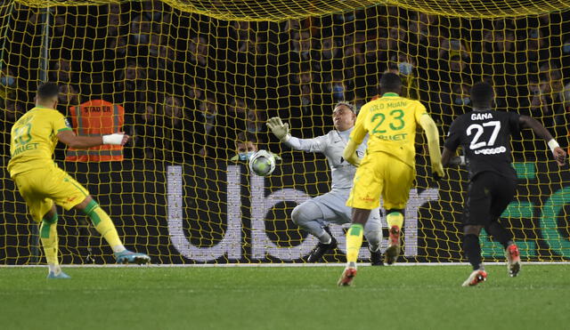 PSG cayó 3-1 en su visita a Nantes por la fecha 25 de la Ligue 1. Foto: AFP