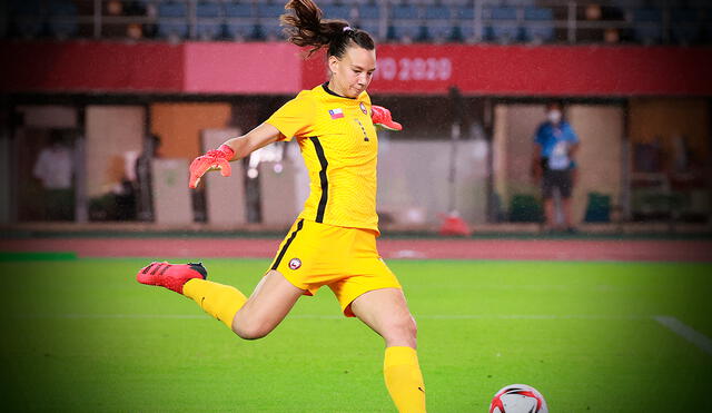 Christiane Endler llegó esta temporada al Olympique Lyon. Foto: composición/ AFP