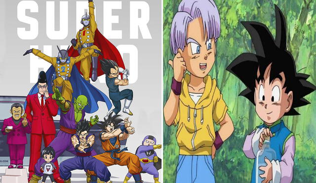 Goten y Trunks presentan nueva imagen para Dragon Ball Super: Super Hero. Foto: composición/Toei Animation