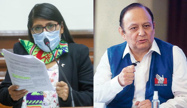 Margot Palacios quiere que Gutiérrez deje la Defensoría. Foto: composición La República/Congreso