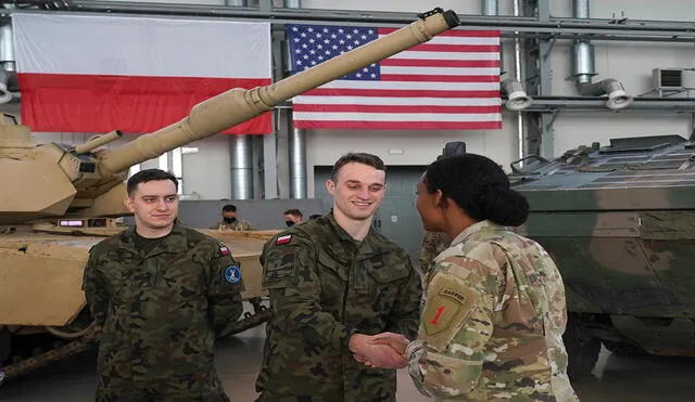 Estados Unidos y Polonia han reforzado recientemente su cooperación militar en medio de la crítica situación vivida en Ucrania. Foto: AFP