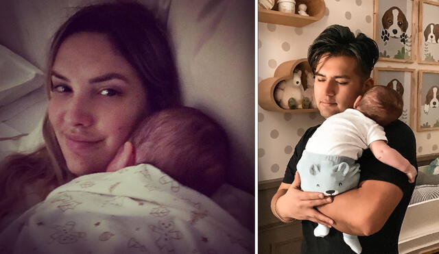Deyvis Orosco y Cassandra Sánchez tuvieron a su hijo Milan en el pasado mes de noviembre. Foto: composición/Instagram