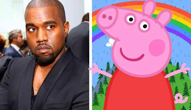 Kanye West seguiría enojado con Peppa Pig por un tuit viral del 2021. Foto: composición LR/Kanye West/Instagram