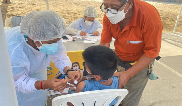 Menores son afectados por la falta de vacunas pediátricas. Foto: Diresa.