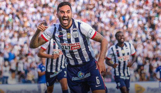 Pablo Míguez marcó el 2-1 a favor de Alianza Lima contra Mannucci. Foto: Club Alianza Lima