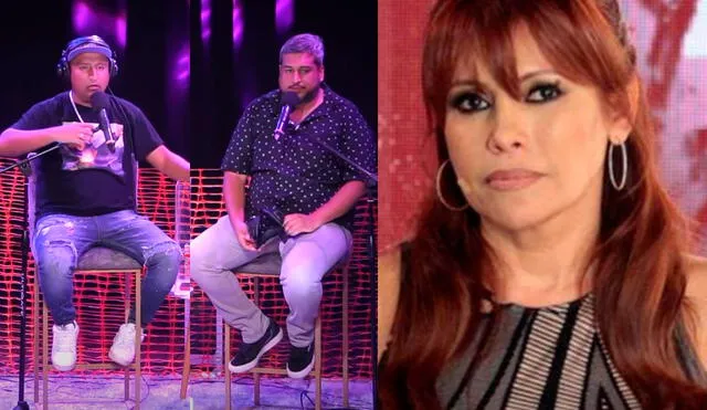 Ricardo Mendoza y Jorge Luna señalaron que Magaly Medina "habló lo que tenía que hablar". Foto: composición/LR/captura/Youtube