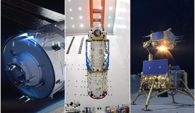 Entre estos proyectos hay viajes a nuestro satélite natural, visitas a un asteroide cercano, la construcción de un telescopio superior al Hubble, entre otros más. Foto: composición LR / CNSA