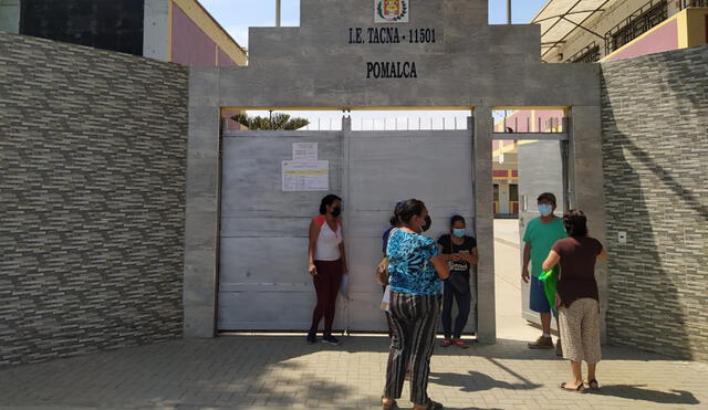 Los padres de familia temen que un nuevo robo se pueda dar estos días antes del inicio de las clases. Foto: Rosa Quincho/URPI-LR.