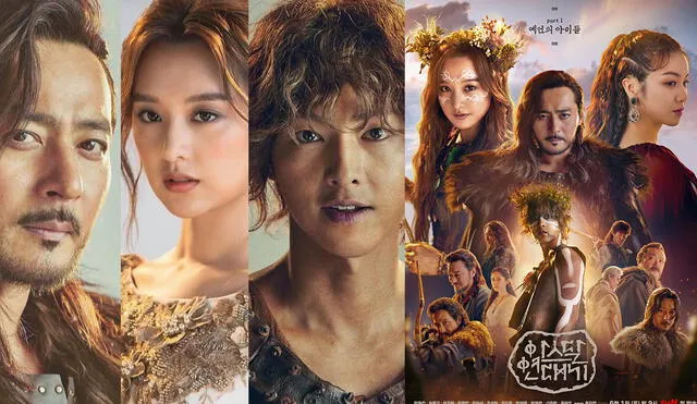 La primera temporada de Arthdal chronicles tuvo tres partes. Foto composición: Drama fandom / K-star section