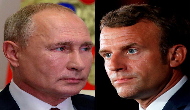 Emmanuel Macron fue uno de los primeros líderes mundiales en conocer la polémica decisión de Vladimir Putin. Foto: AFP