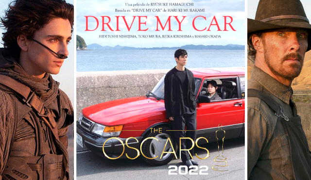 Drive my car podría ser la gran sorpresa de Los Oscar 2022. Foto: composición /  Netflix / Bitters end / Warner Bros
