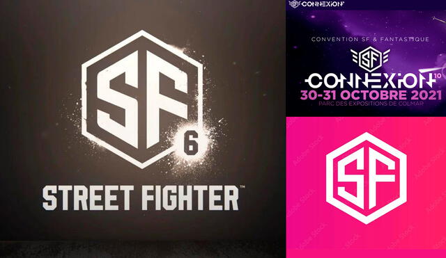 La imagen de Adobe Stock que habría servido para crear el logo de Street Fighter 6 cuesta 80 dólares. Foto composición La República
