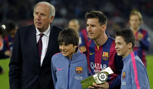 Carles Rexach conoce a Messi desde sus inicios. Foto: EFE