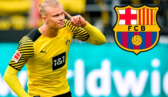 Erling Haaland podría fichar por FC Barcelona o Real Madrid la próxima temporada. Foto: EFE