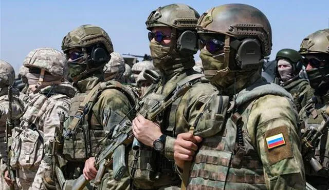 Militares rusos durante un ejercicio en Uzbekistán. Foto: EFE
