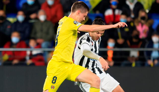 Villarreal se fue al descanso con el marcador 0-1 a favor de Juventus. Fotos: EFE
