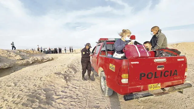 Frontera. Extranjeros hallados en frontera Tacna y Arica. Foto: La República