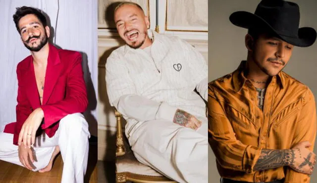 Camilo, Maluma y Christian Nodal son los artistas con más nominaciones. Foto: composición/Instagram