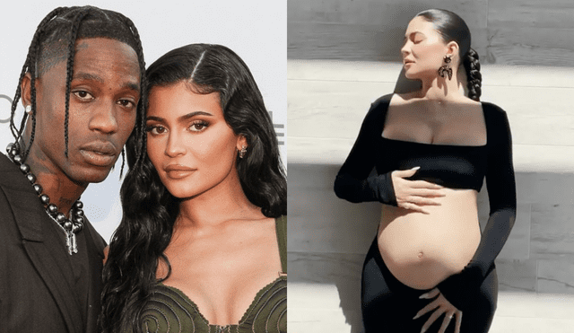 Kylie Jenner y Travis Scott habrían nombrado a su segundo hijo como familiar del rapero. Foto: composición/ Billboard/ People