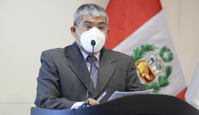 Ángel Yldefonso Narro juró como ministro de Justicia el último 8 de febrero en reemplazo de Aníbal Torres, quien asumió la PCM. Foto: Minjus