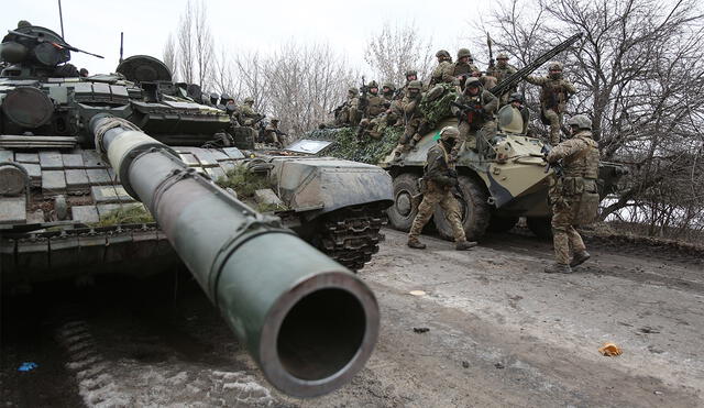 El conflicto armado ha dejado al menos 40 militares ucranianos muertos y 10 civiles. Foto: AFP