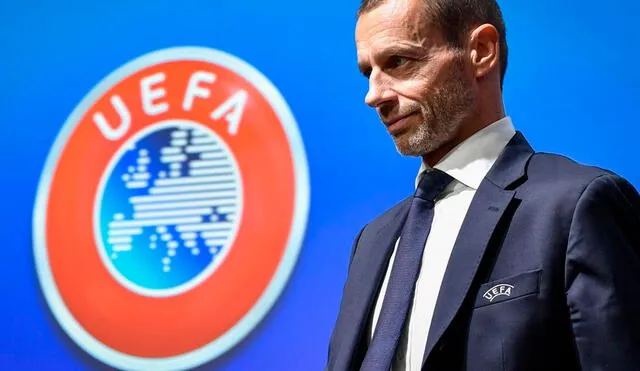 El presidente de la UEFA, Aleksander Čeferin, envió un comunicado sobre lo sucedido. Foto: EFE
