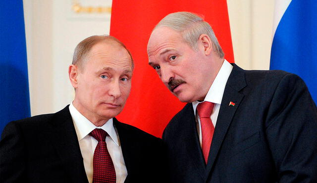 Presidente de Bielorrusia, Lukashenko, señaló que podría prestar sus tropas a Rusia. Foto: AFP