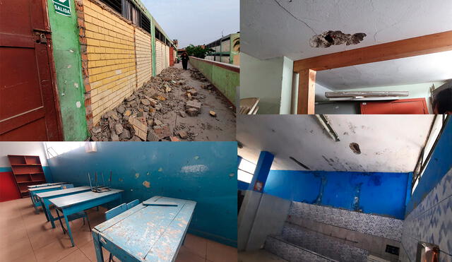 De acuerdo al Ministerio de Educación, el 39% de locales educativos requiere que sus ambientes sean demolidos. Foto: Deysi Portuguez/ URPI-LR