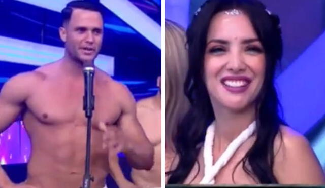 Fabio Agostini se mostró sorprendido por la presencia de Rosángela en EEG. Foto: captura de América TV