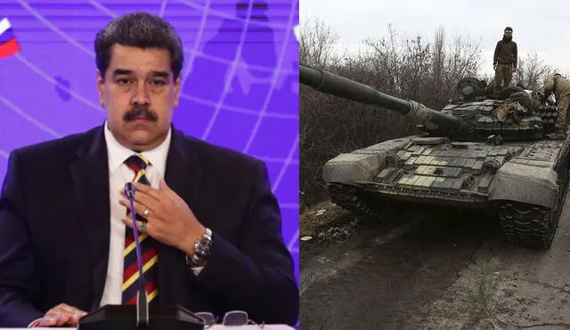 Maduro brindó su total respaldo a las acciones realizadas por Vladimir Putin. Foto: composición/EFE
