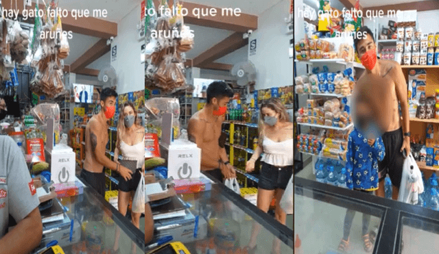 La pareja fue captada por quienes atendían la tienda en donde compraron. Foto: Rodrigo Cuba/Ale Venturo/Instagram