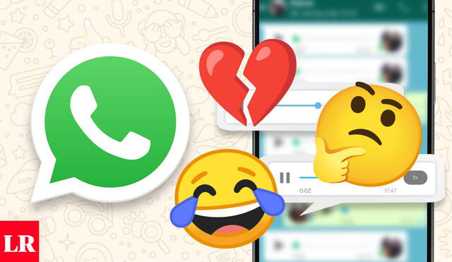 Échale un vistazo a esta filtración que muestra cómo se verían las reacciones para los mensajes de WhatsApp. Foto: Composición LR