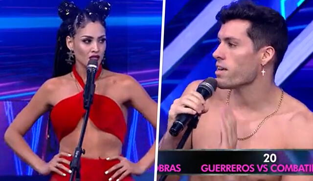 Michelle Soifer se molesta con Patricio Parodi durante votación de equipos para Esto es guerra 10 años. Foto: composición/ captura de América TV