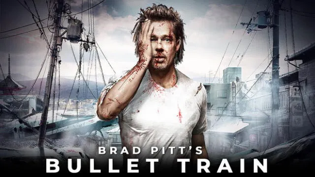 Brad Pitt protagoniza la cinta de acción Bullet train. Foto: YouTube.