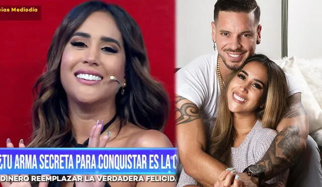 Melissa Paredes y Anthony Aranda cumplen tres meses de relación. Foto: captura Latina / Instagram