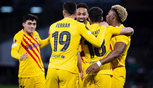 FC Barcelona disputa por primera vez, bajo la actual denominación del torneo, la Europa League. Foto: EFE