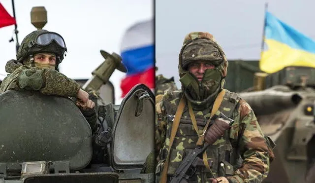 Los soldados de Ucrania deben enfrentar al gran contingente de Rusia. Foto: composición La República