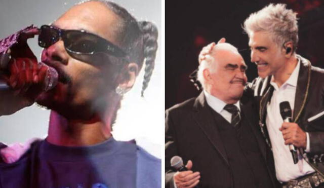 Alejandro Fernández agradeció el gesto de Snoop Dogg. Foto: difusión