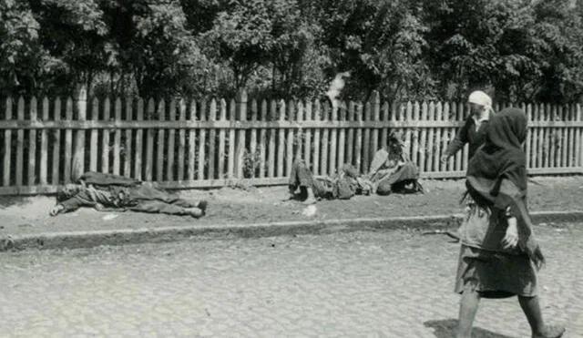 Las personas caían muertas en plena calle, en 1993, en Ucrania. Foto: Agencia Uniform
