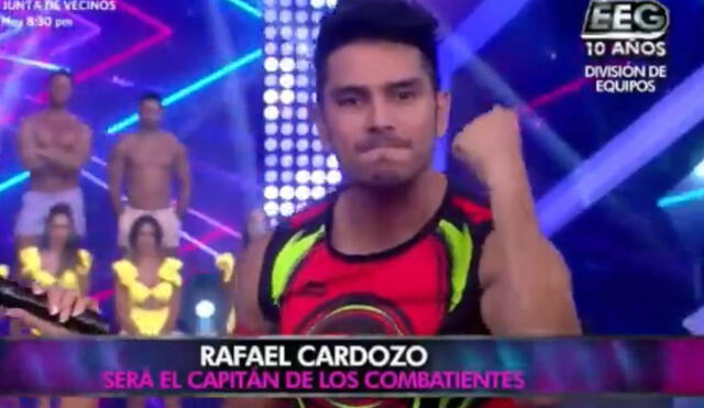 Rafael Cardozo agradeció al ser elegido como capitán de los Combatientes. Foto: captura de América TV